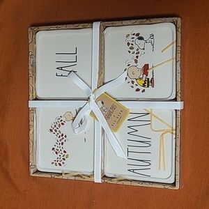 🍁🍂Rae Dunn Peanuts Coasters